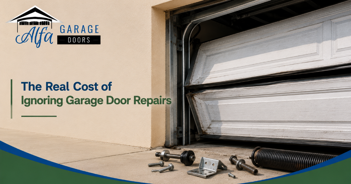 The Real Cost of Ignoring Garage Door Repairs
