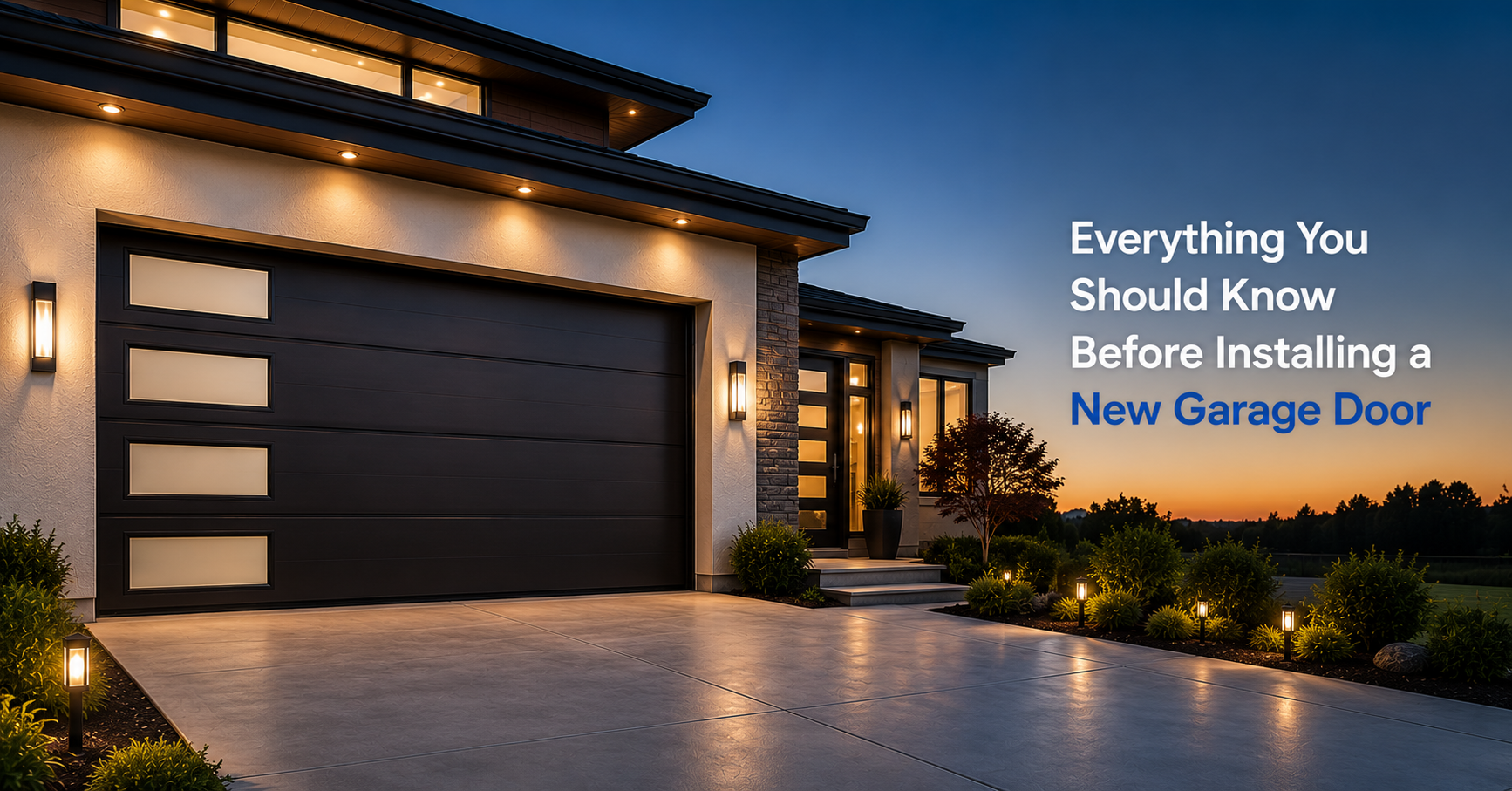 Everything You Should Know Before Installing a New Garage Door