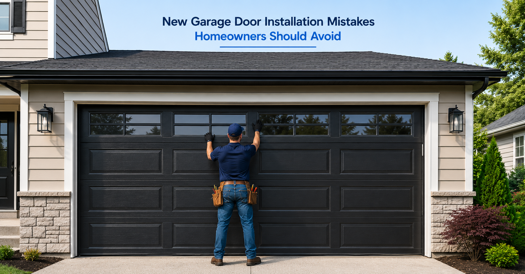 New Garage Door Installation Mistakes Homeowners Should Avoid