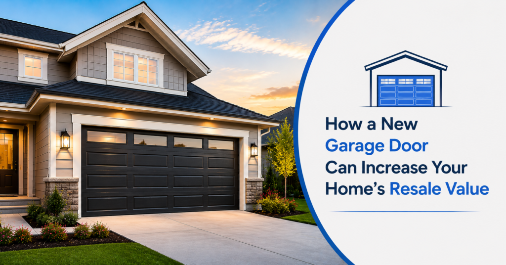 New garage door boosting curb appeal and home resale value
