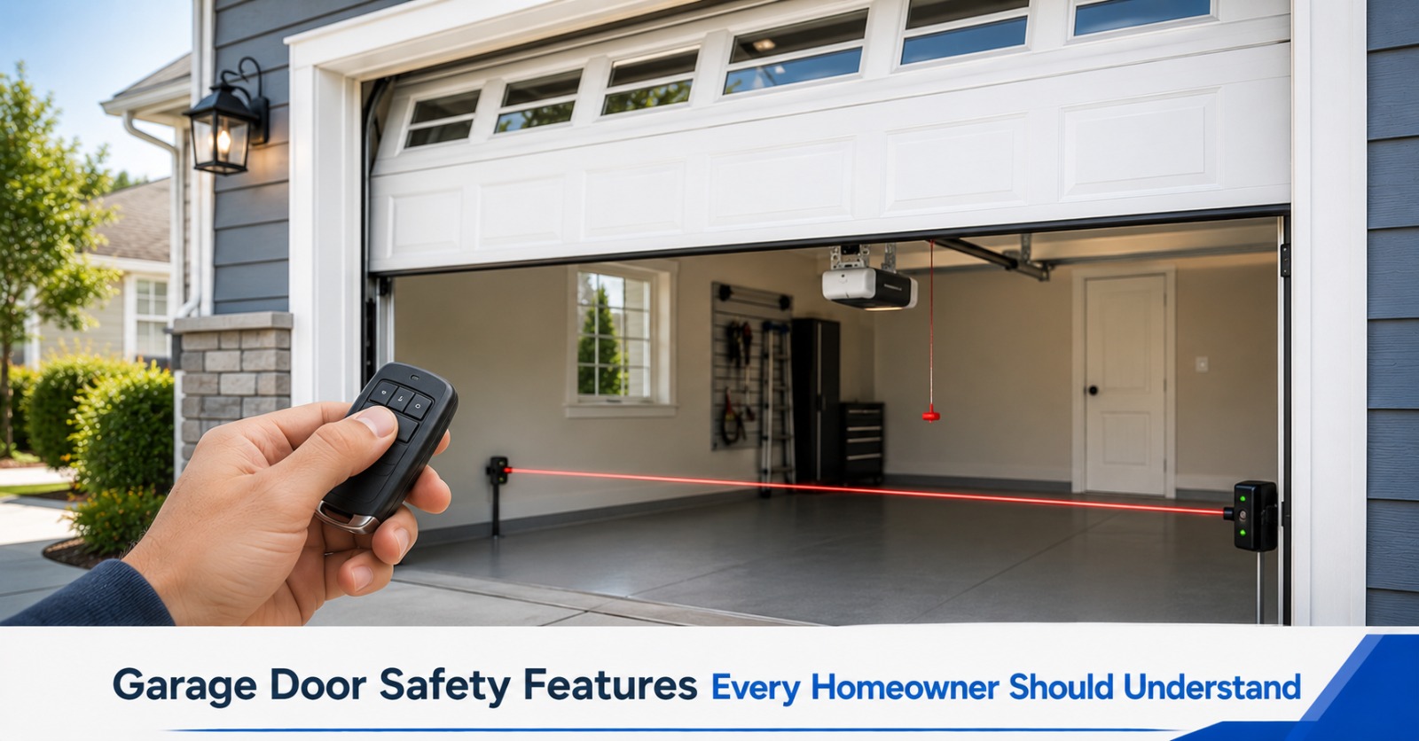 Garage Door Safety Features Every Homeowner Should Understand