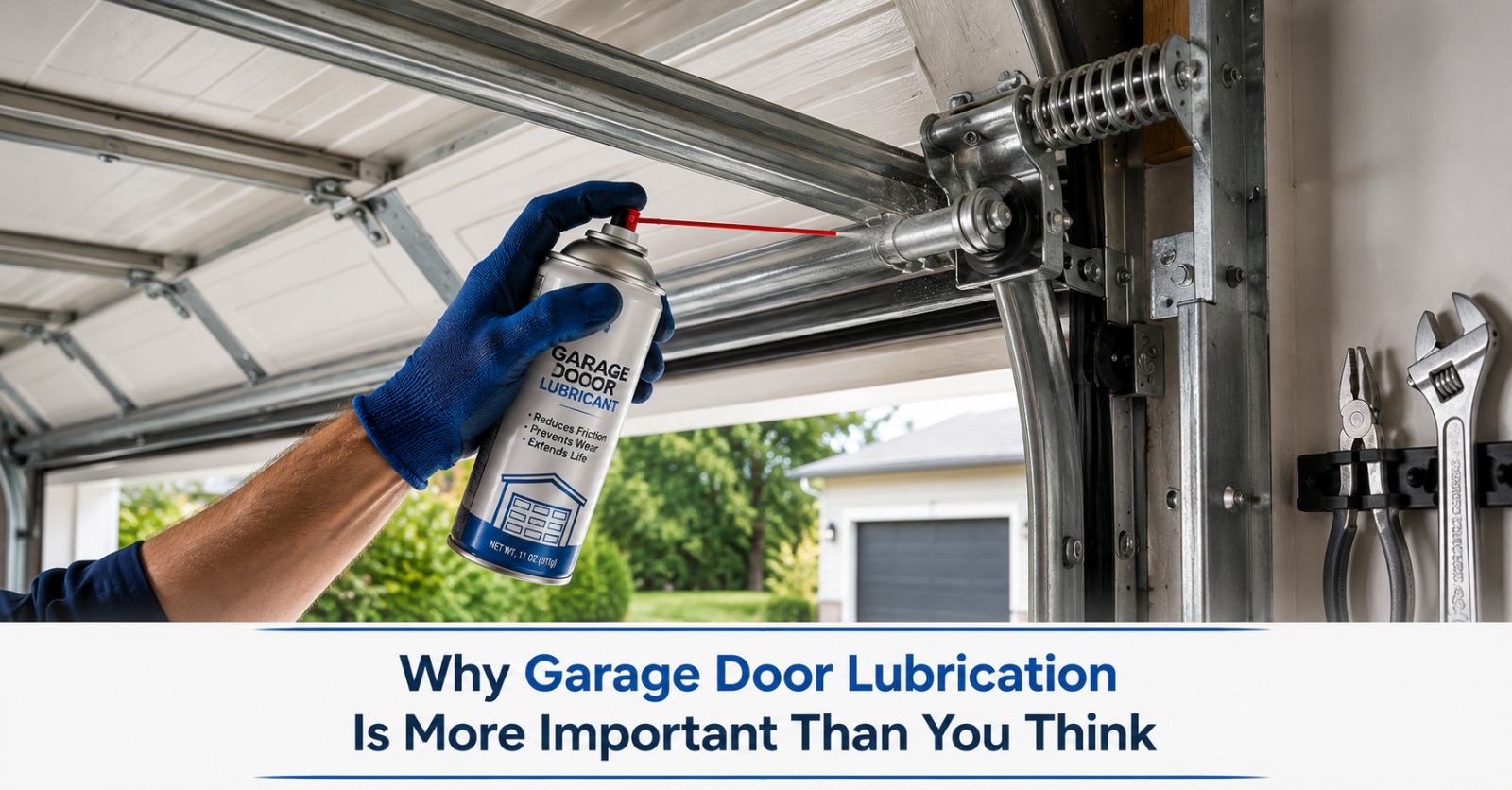 Why Garage Door Lubrication Is More Important Than You Think