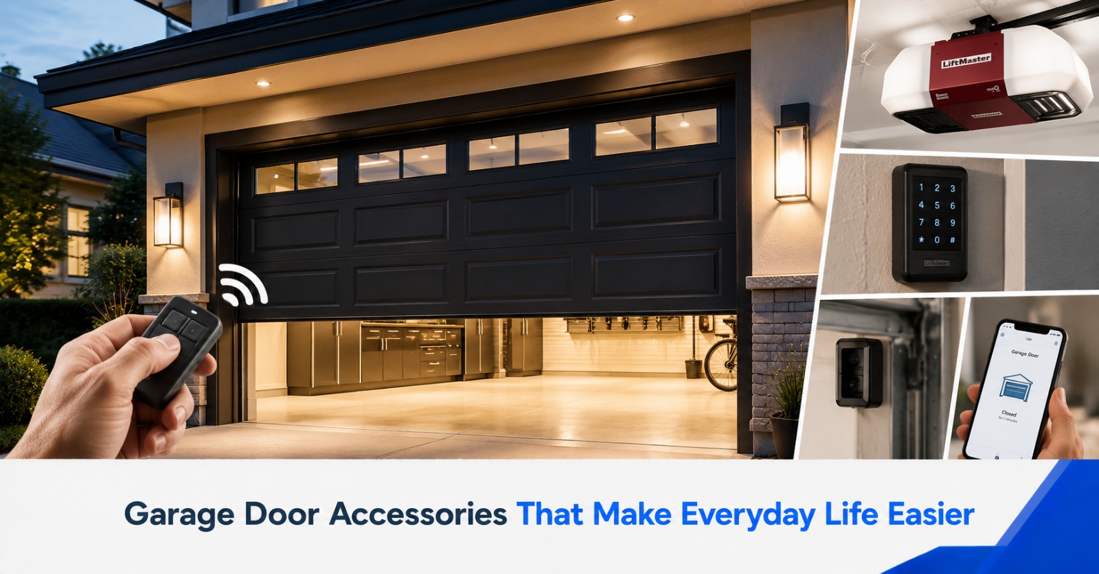 Garage Door Accessories That Make Everyday Life Easier